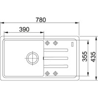 Мойка кухонная Franke Maris BSG 611-78 L сахара Мойка кухонная Franke Maris BSG 611-78 L сахара