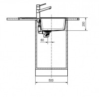 Мойка кухонная Franke Maris BSG 611-78 L сахара Мойка кухонная Franke Maris BSG 611-78 L сахара