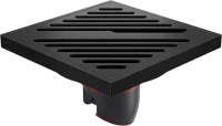 Душевой трап Orange OT01-008b 10х10 см, черный