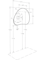Мебель для ванной комнаты AQUATON Марбл 100 слэйт, белая матовая, раковина 1A73313KLK010