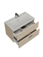 Тумба под раковину без столешницы Grossman Луксор 70 матовая бежевая