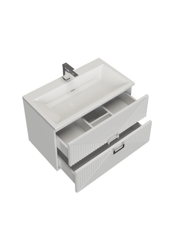 Мебель для ванной комнаты Grossman Луксор 70 матовая белая