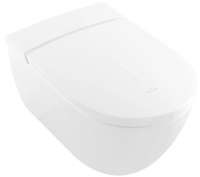 Умный унитаз подвесной Villeroy & Boch Viclean I200 альпийский белый, с функцией биде