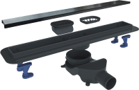 Душевой трап (лоток) BelBagno Luce BB-LD-LUCE-90-NERO 85 см, матовый черный