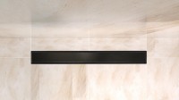 Душевой трап (лоток) BelBagno Luce BB-LD-LUCE-90-NERO 85 см, матовый черный