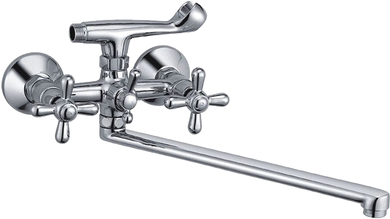 Смеситель с длинным изливом для ванны Haiba HB25 HB2125