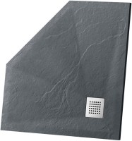 Поддон для душа Vincea VST-4SP1010A антрацит, с сифоном