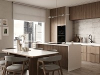 Смеситель для кухни Cersanit Живой (Vivo) 68218 с гибким изливом, матовый черный