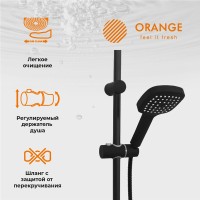 Душевая стойка Orange Aristo Aristo M19-944b черный со смесителем