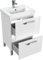 Тумба с раковиной Cersanit Melar 50 белая Тумба с раковиной Cersanit Melar 50 белая