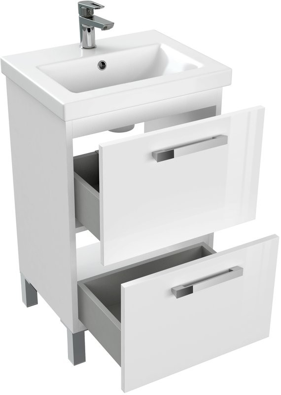 Тумба с раковиной Cersanit Melar 50 белая