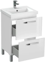Тумба с раковиной Cersanit Melar 50 белая Тумба с раковиной Cersanit Melar 50 белая