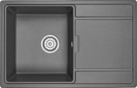 Мойка кухонная Granula 7804, графит