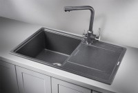 Мойка кухонная Granula 7804, графит