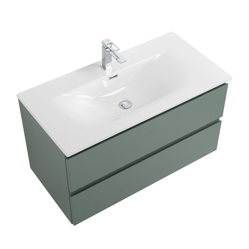 Мебель для ванной комнаты BelBagno Kraft 80 подвесная, матовая еловая, раковина bb-8099-80