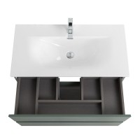 Мебель для ванной комнаты BelBagno Kraft 80 подвесная, матовая еловая, раковина bb-8099-80