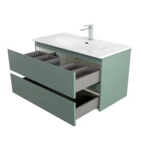 Мебель для ванной комнаты BelBagno Kraft 80 подвесная, матовая еловая, раковина bb-8099-80