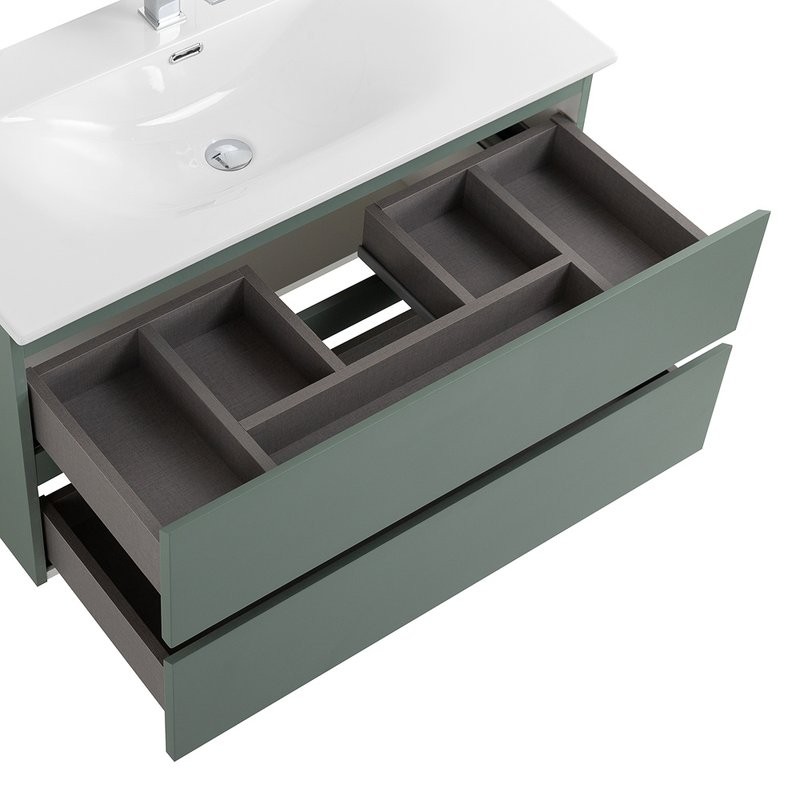 Мебель для ванной комнаты BelBagno Kraft 80 подвесная, матовая еловая, раковина bb-8099-80