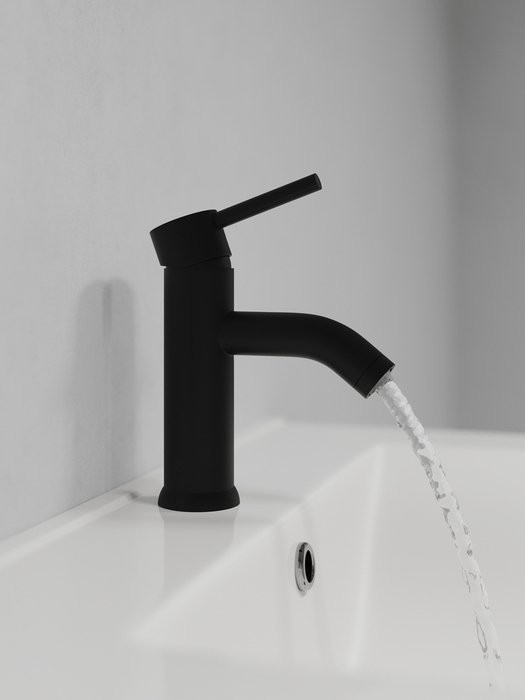 Смеситель для раковины IDDIS KAYBL00i01 черный матовый