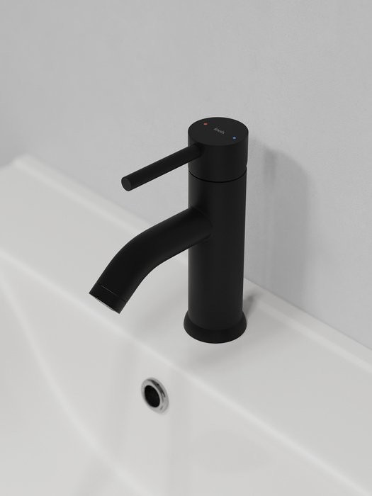 Смеситель для раковины IDDIS KAYBL00i01 черный матовый