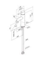 Смеситель для раковины IDDIS KAYBL00i01 черный матовый