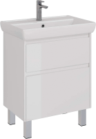 Мебель для ванной комнаты Lemark Combi 70 белая глянцевая