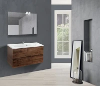 Мебель для ванной комнаты Vincea Mia 90 темный дуб
