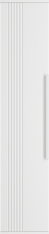 Шкаф пенал для ванной Brevita Savoy 35 универсальный, белый