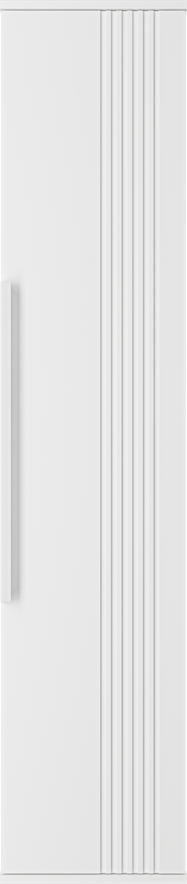 Шкаф пенал для ванной Brevita Savoy 35 универсальный, белый