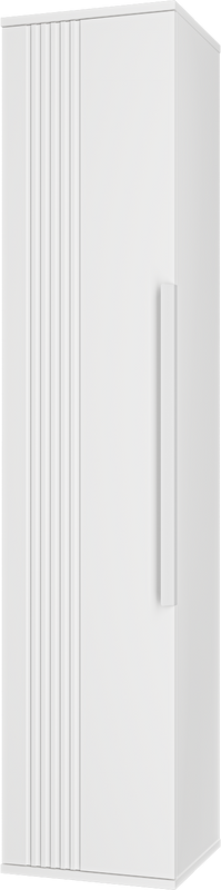 Шкаф пенал для ванной Brevita Savoy 35 универсальный, белый