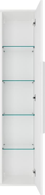 Шкаф пенал для ванной Brevita Savoy 35 универсальный, белый