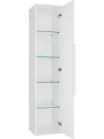 Шкаф пенал для ванной Brevita Savoy 35 универсальный, белый