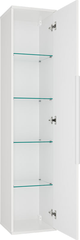 Шкаф пенал для ванной Brevita Savoy 35 универсальный, белый