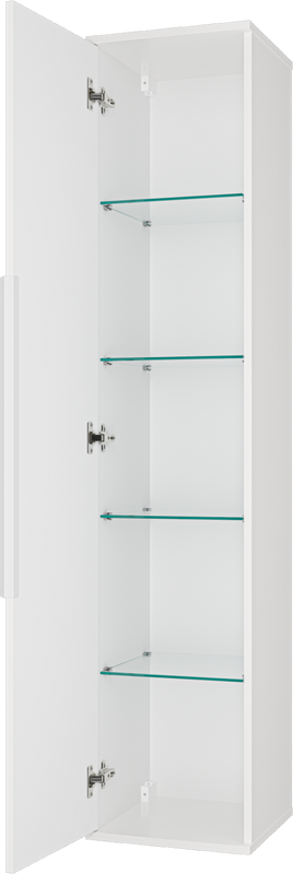 Шкаф пенал для ванной Brevita Savoy 35 универсальный, белый