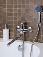 Смеситель с длинным изливом для ванны РМС SL52-006E-3 Смеситель с длинным изливом для ванны РМС SL52-006E-3