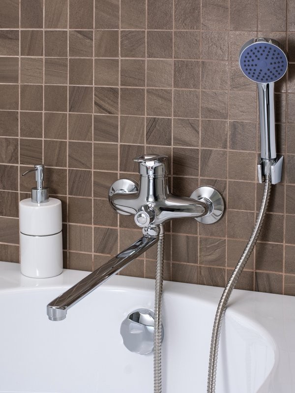 Смеситель с длинным изливом для ванны РМС SL52-006E-3