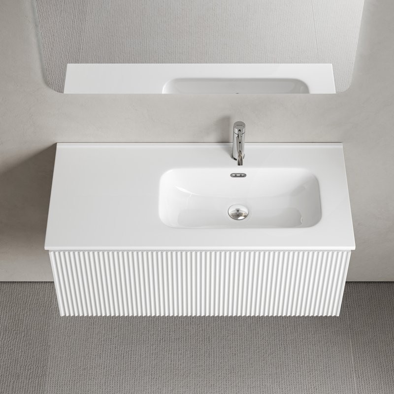 Тумба под раковину без столешницы Sancos Snob R 1.0 100 SNR1.0100RW bianco