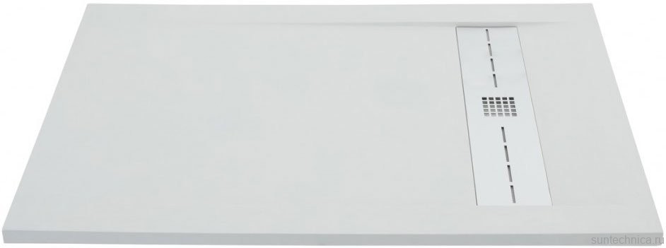 Поддон для душа Allen Brau Infinity 120х90 см, белый камень