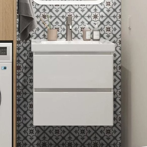 Тумба под раковину SanStar Riana 70 подвесная, белая