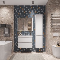 Тумба под раковину SanStar Riana 70 подвесная, белая