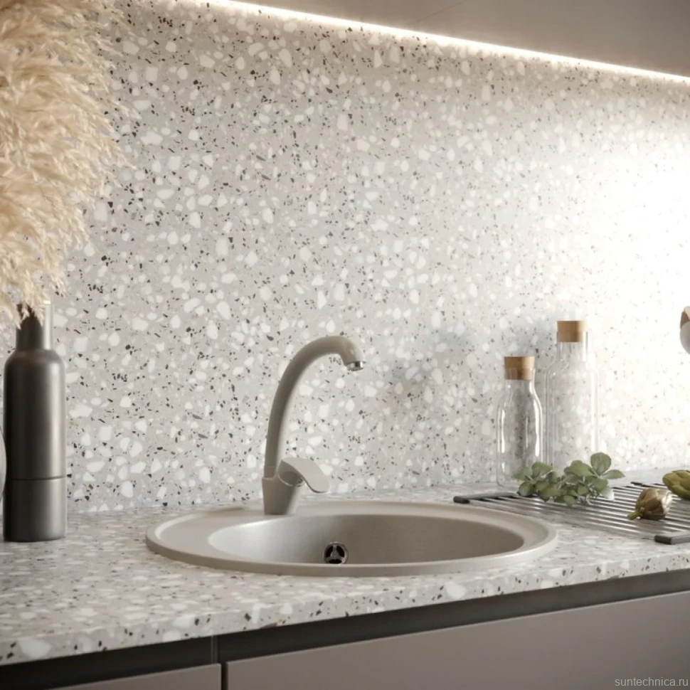 Мойка кухонная Domaci Солерно DN 485-04 платина