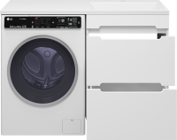 Мебель для ванной комнаты Misty Байкал 55 R для стиральной машины, белая