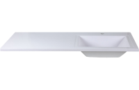 Мебель для ванной комнаты Misty Байкал 55 R для стиральной машины, белая