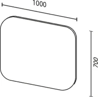 Зеркало Sanvit Асти 100