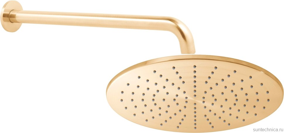 Верхний душ Paffoni Master King ZSOF079HGSP золото медовое брашированное