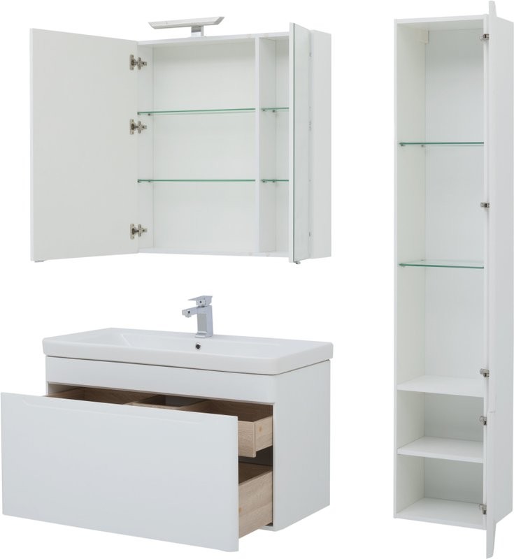 Тумба с раковиной Aquanet София 105