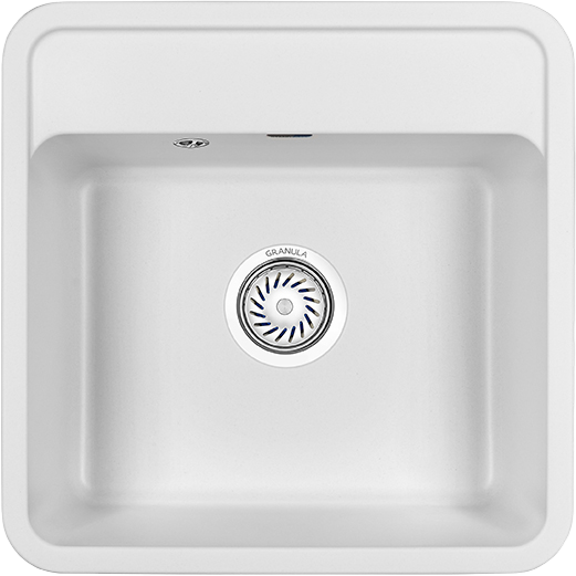 Мойка кухонная Granula Standart 5001, белый
