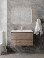 Тумба с раковиной Teymi Laina 80 темный дуб Тумба с раковиной Teymi Laina 80 темный дуб