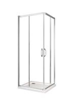 Душевой уголок Huppe X1 KY K K2S2 T 100х100, глянцевое серебро