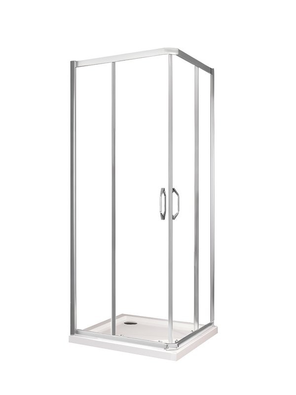 Душевой уголок Huppe X1 KY K K2S2 T 100х100, глянцевое серебро